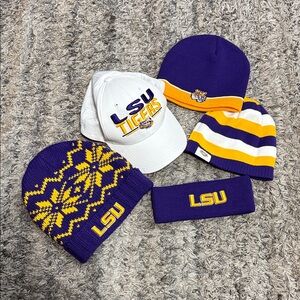 LSU Hats and Headband Collection